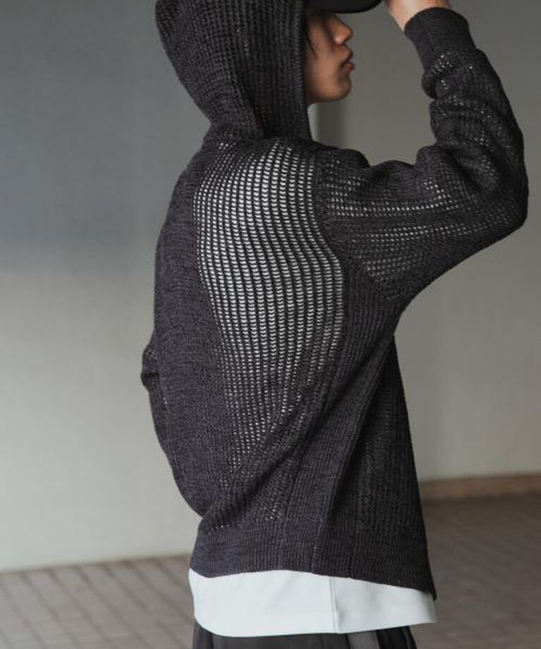 SENSE OF PLACE by URBAN RESEARCH「SENSE OF PLACE シアーメッシュフーディージップパーカー」|パーカー|