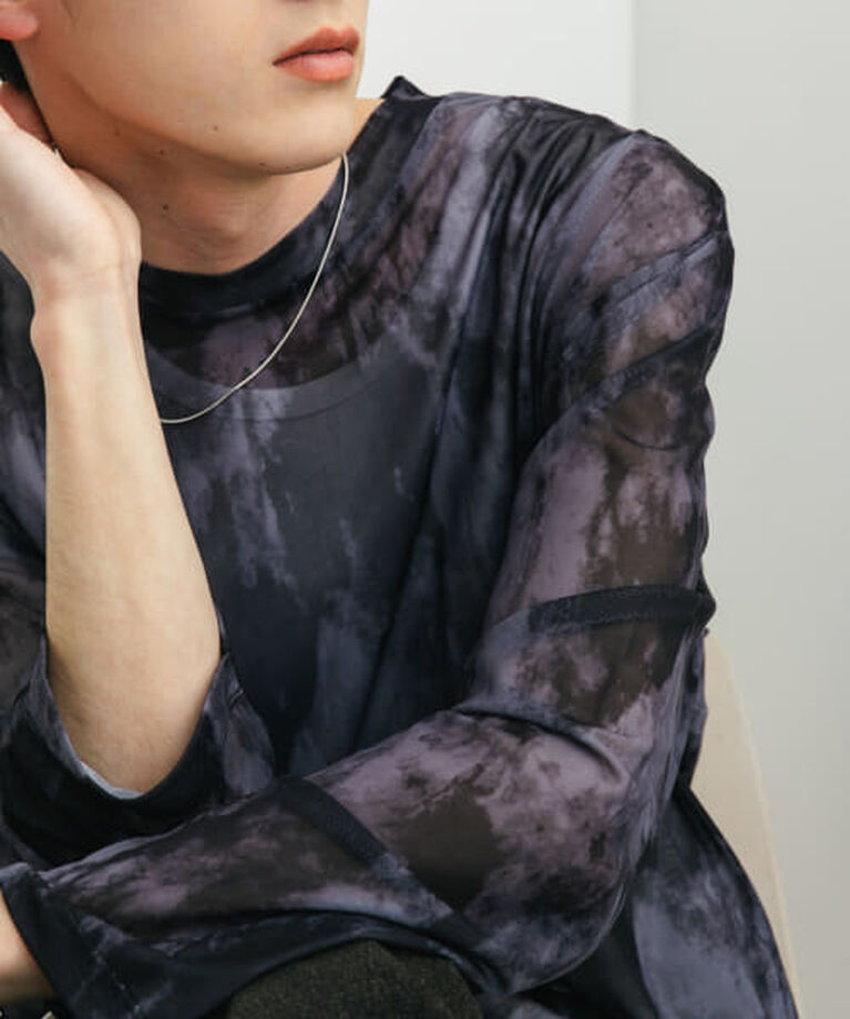 SENSE OF PLACE by URBAN RESEARCH「SENSE OF PLACE アソートシアーロングTシャツ」|Tシャツ・カットソー|BLK MARBLE