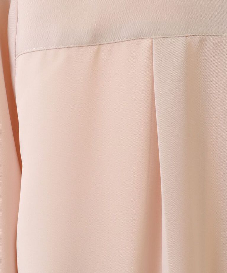 earth music&ecology「バイカラータックブラウス　25SS オフィス 春 夏」|シャツ・ブラウス|