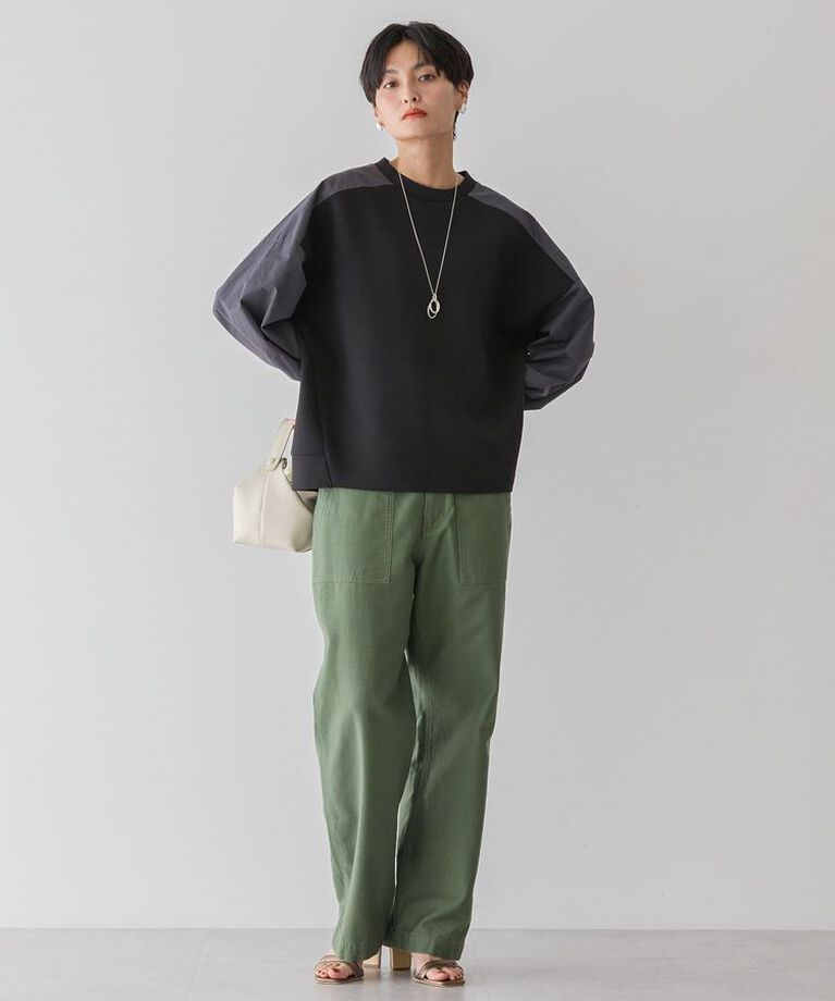 AMERICAN HOLIC「異素材コクーンポンチプルオーバー」|Tシャツ・カットソー|
