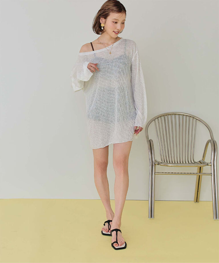 SEA DRESS「シアートップス付ビキニ/セット水着」|ビキニ|