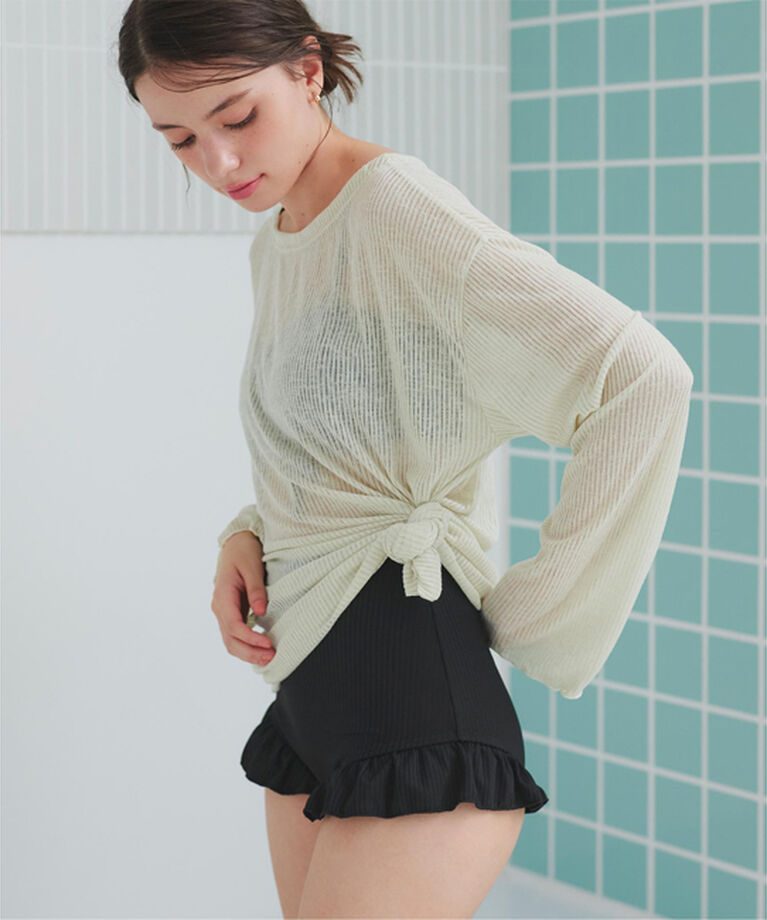 SEA DRESS「シアートップス付ビキニ/セット水着」|ビキニ|