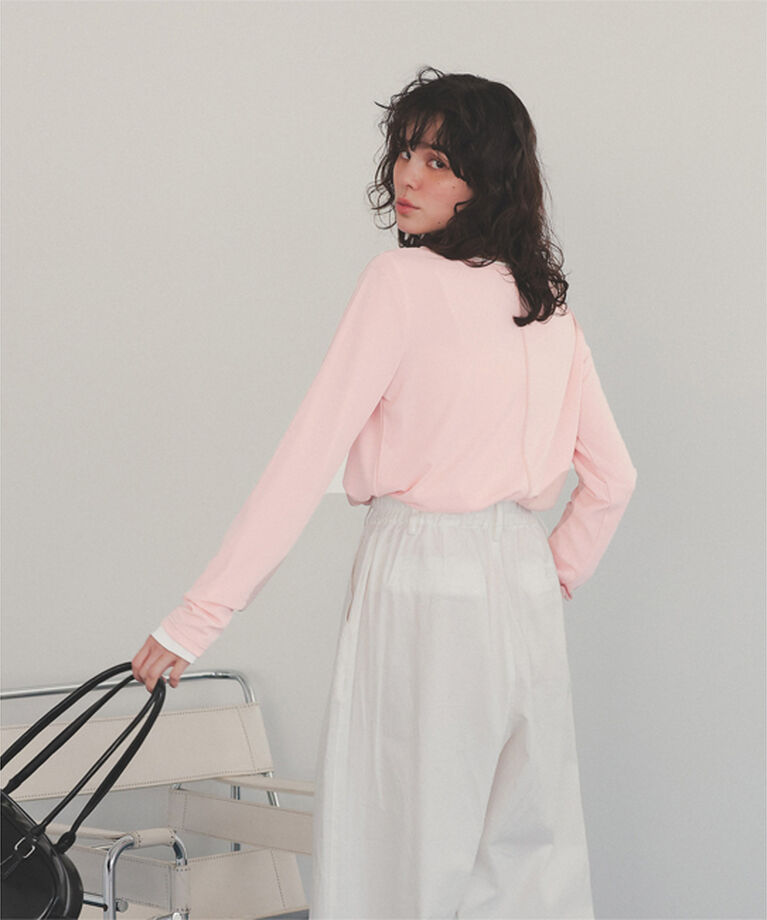 titivate「シアーカットソーロングスリーブトップス」|Tシャツ・カットソー|