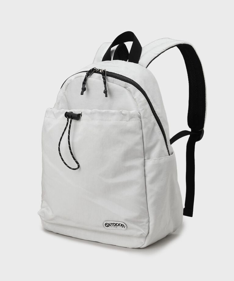 UNTITLED「【別注】OUTDOOR PRODUCTS ドロストバックパック」|リュック|ホワイト(001)