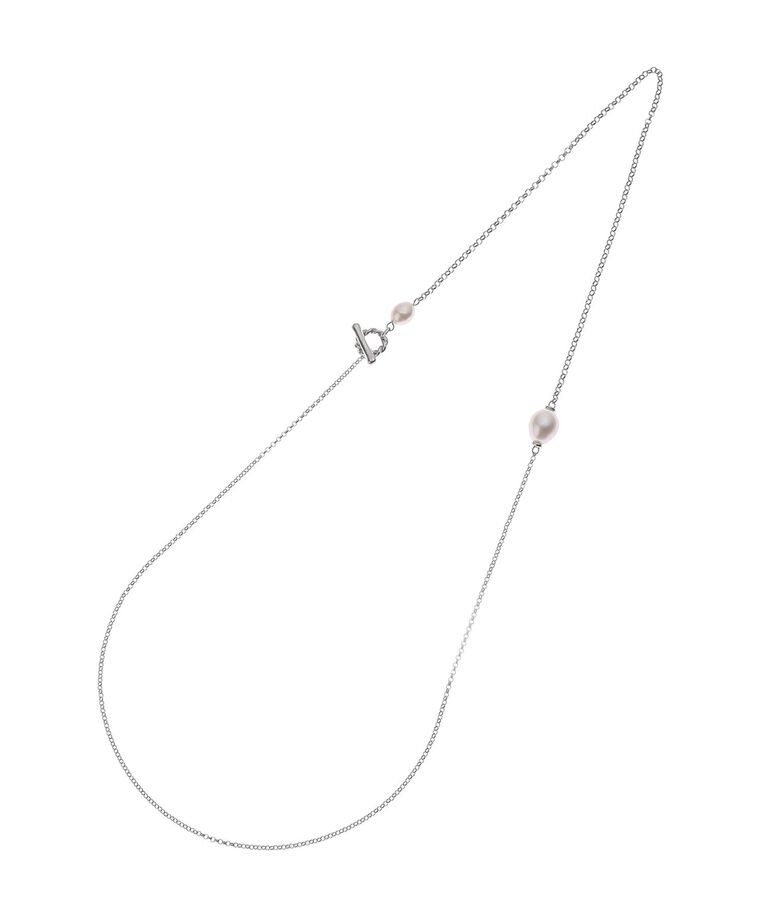 Reflect「【春SALE】淡水パールロングチェーンネックレス」|ネックレス|