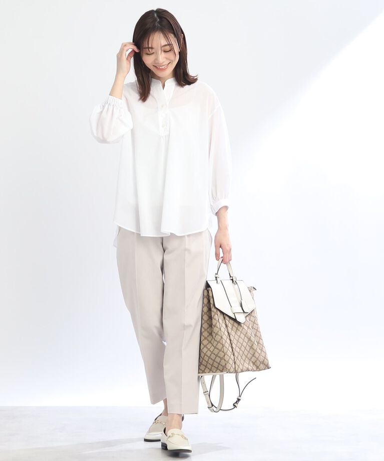 Reflect「【SALE／接触冷感／洗える】オフボディシャツブラウス」|シャツ・ブラウス|