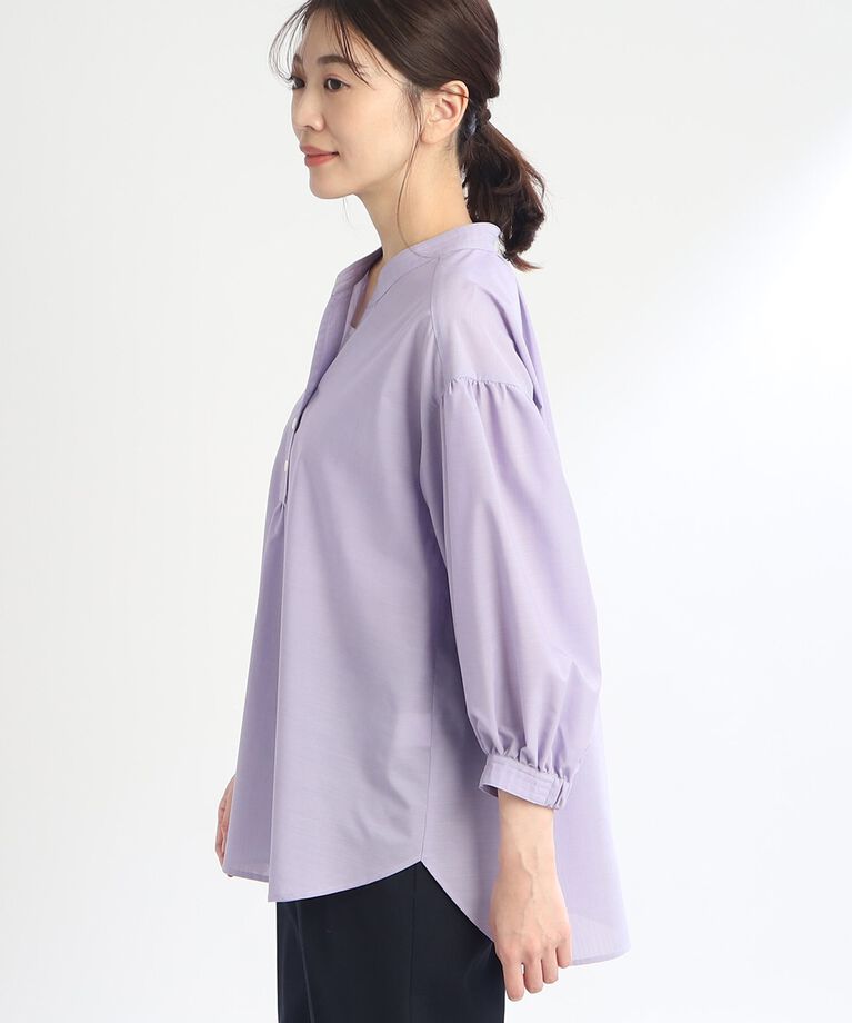Reflect「【SALE／接触冷感／洗える】オフボディシャツブラウス」|シャツ・ブラウス|