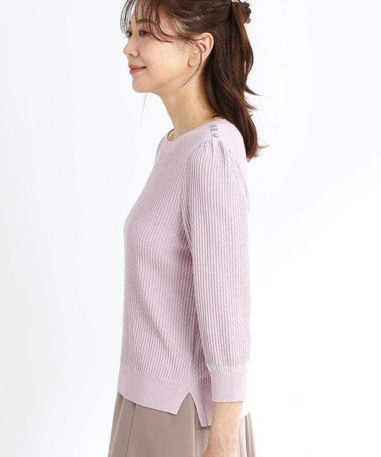 Reflect「【春SALE】ボタンディティールニット」|ニット・セーター|