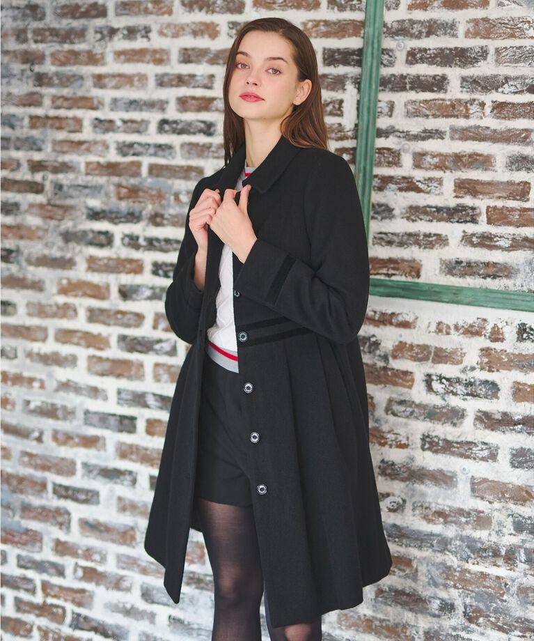 DRESSTERIOR「【大人百花冬号掲載】ウールブレンド　ドレスコート」|ステンカラーコート|