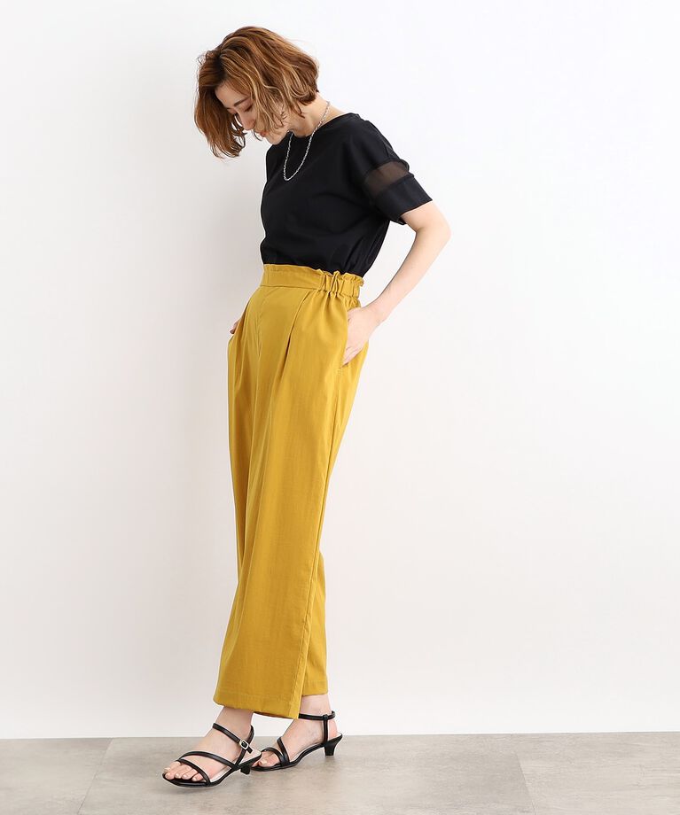 grove「【嬉しい多機能】COTTON USA 袖シアーTシャツ」|Tシャツ・カットソー|