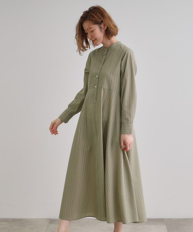 grove「ヘリテージフレアシャツワンピース」|ワンピース|