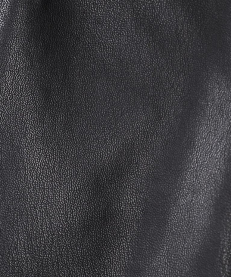 index「≪S-LLsize≫ シンセティックレザーノーカラーブルゾン【ストレッチ/洗える】」|ブルゾン・スタジャン|