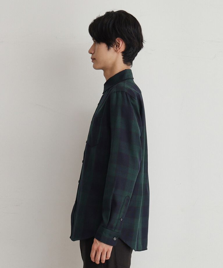 THE SHOP TK「【シワになりにくい】マウントネルシャツ」|シャツ・ブラウス|