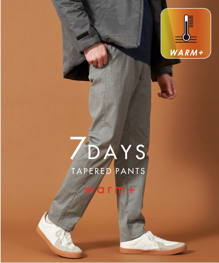 THE SHOP TK「7DAYSパンツWARM ver ビジネス対応／ストレッチ／裏起毛」|その他|ｸﾞﾚｰ(012)