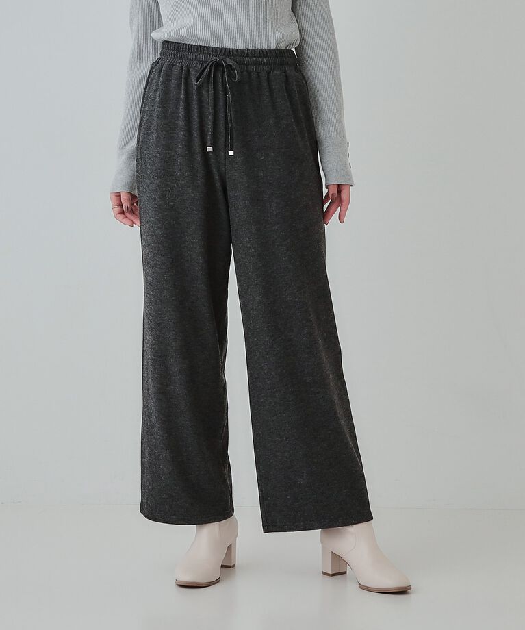 SHOO･LA･RUE「やわらかい風合いが魅力 裏起毛イージーパンツ【SHOO WARM】」|その他|