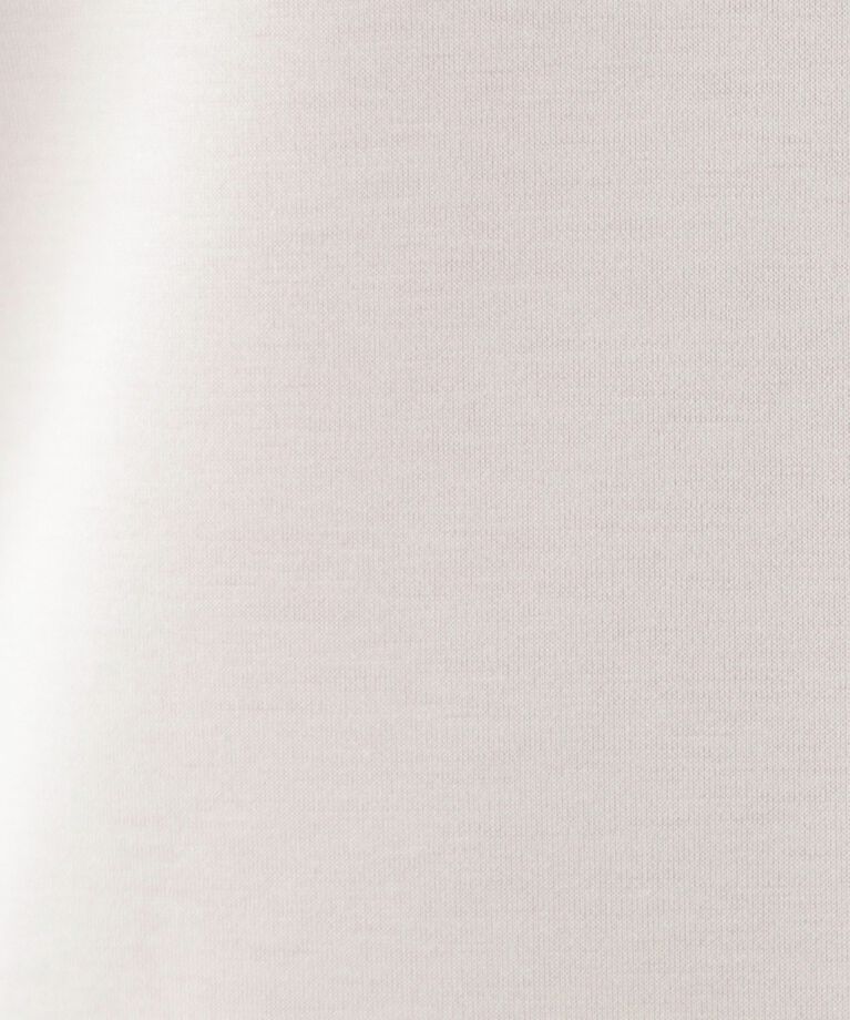 SHOO･LA･RUE「【S-LL】なめらかタッチ もちさら抜け襟トップス」|Tシャツ・カットソー|