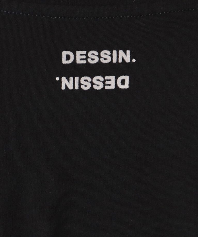 Dessin「【洗える】クルーネックシースルーロンT」|Tシャツ・カットソー|