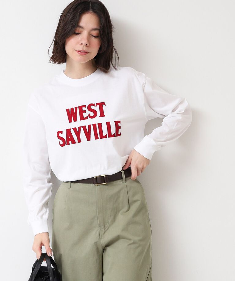 Dessin「【ユニセックス・洗える】ロングスリーブロゴTシャツ」|Tシャツ・カットソー|