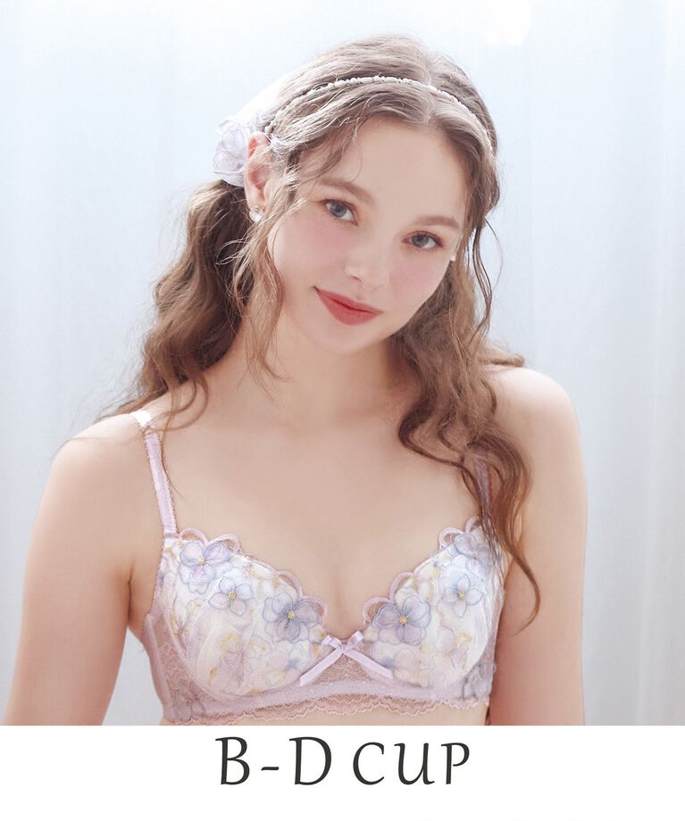 Risa Magli「マティア ブラジャー（B-D）＜スウィートリッチ＞」|インナー|ラベンダー(080)