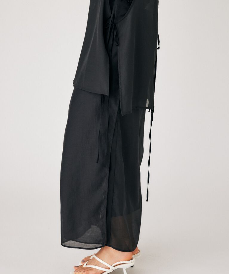 MOUSSY「SHEER WRAP スカート」|スカート|