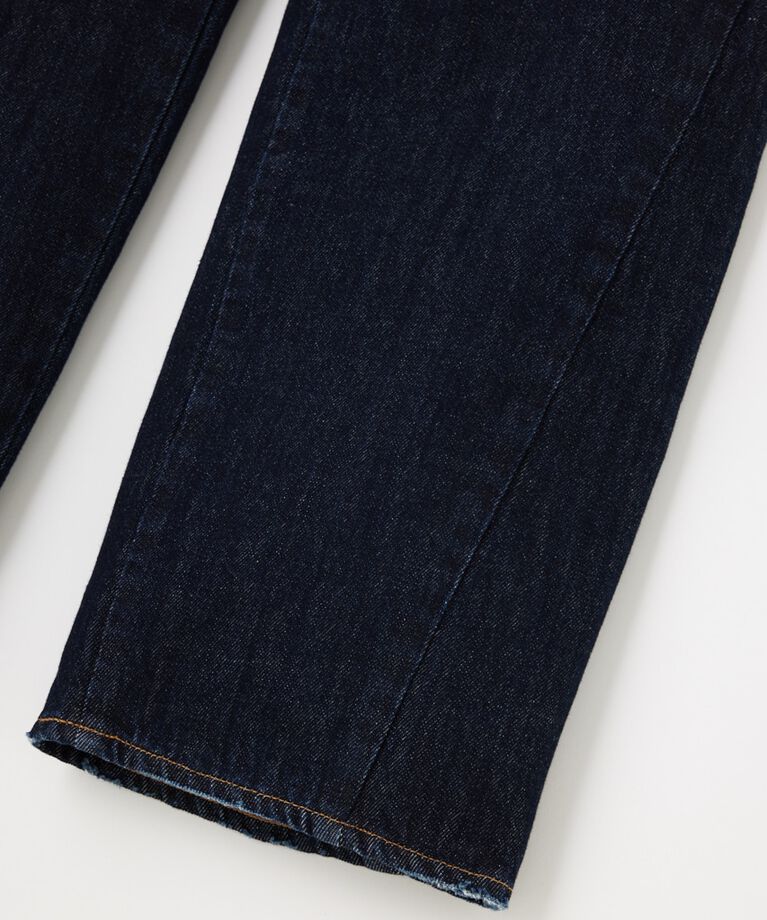 MOUSSY「CUT OUT WIDE STRAIGHT」|デニム|