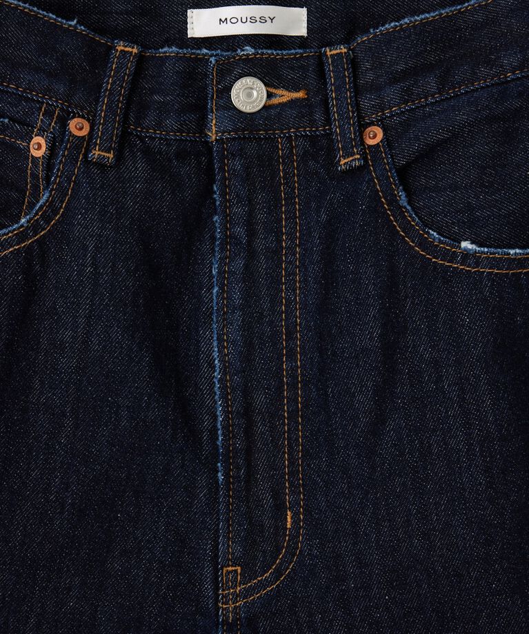 MOUSSY「CUT OUT WIDE STRAIGHT」|デニム|