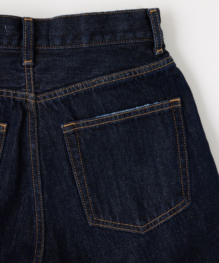 MOUSSY「CUT OUT WIDE STRAIGHT」|デニム|