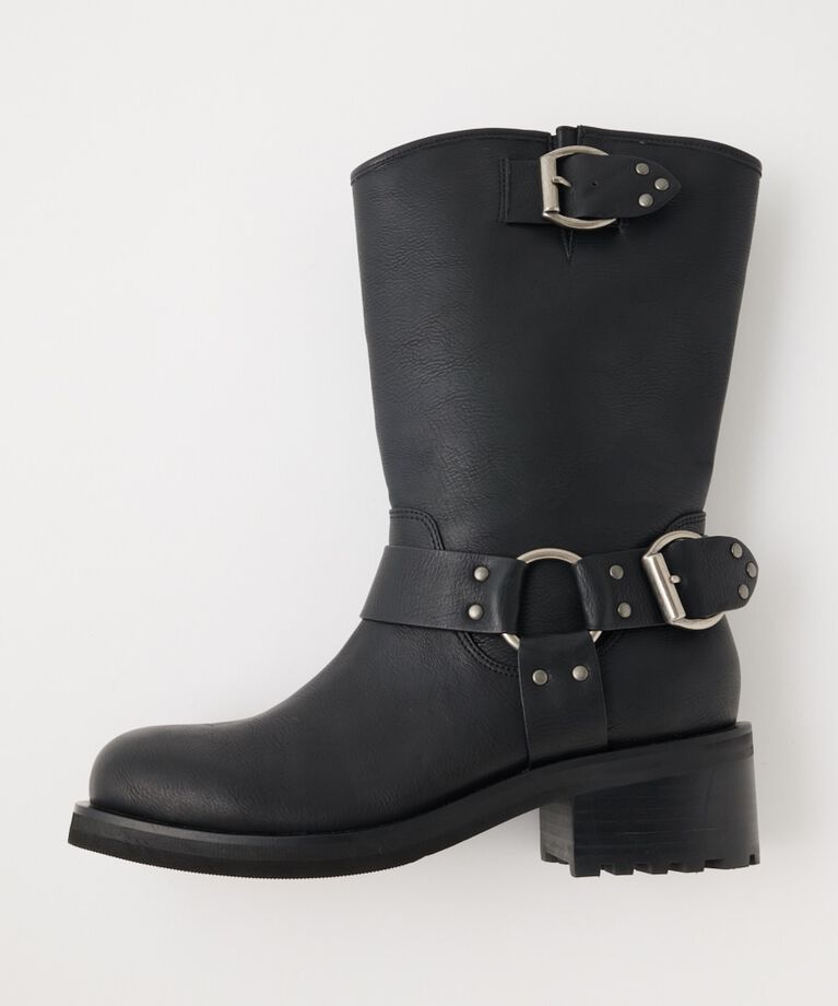 MOUSSY「F/L ENGINEER ブーツ」|その他|BLK