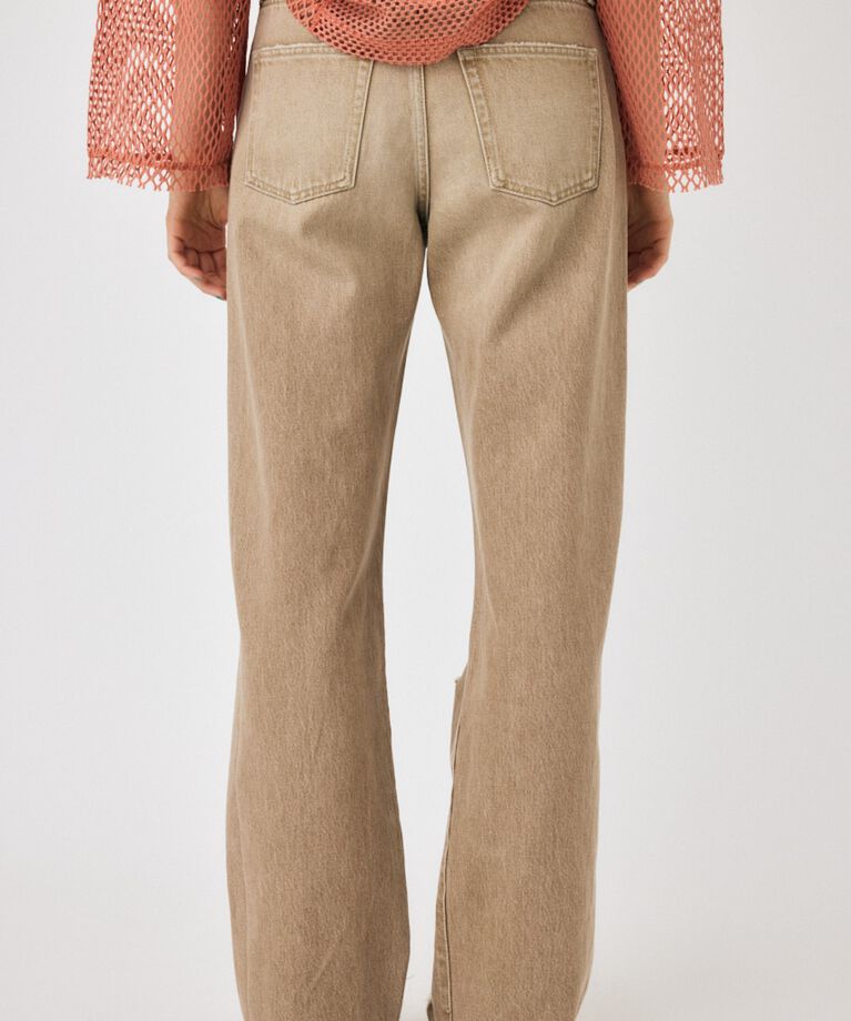 MOUSSY「HIGH DAMAGED STRAIGHT」|デニム|