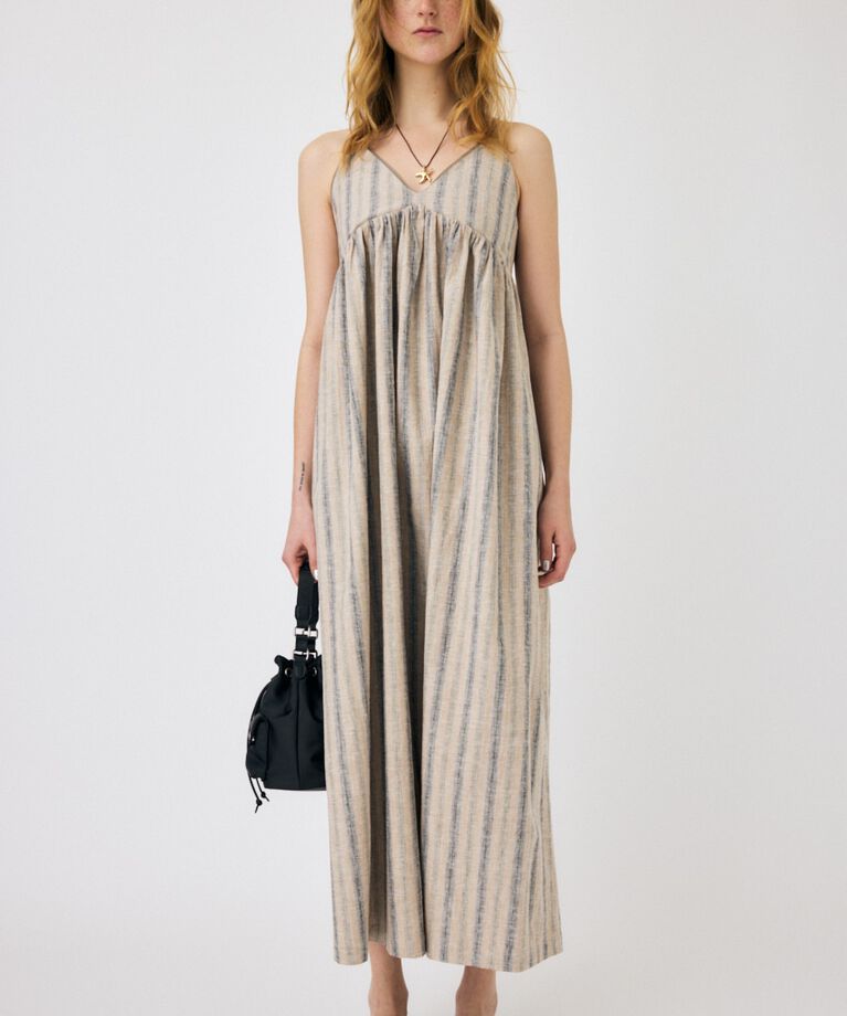 MOUSSY「SHADOW STRIPE キャミドレス」|ワンピース|
