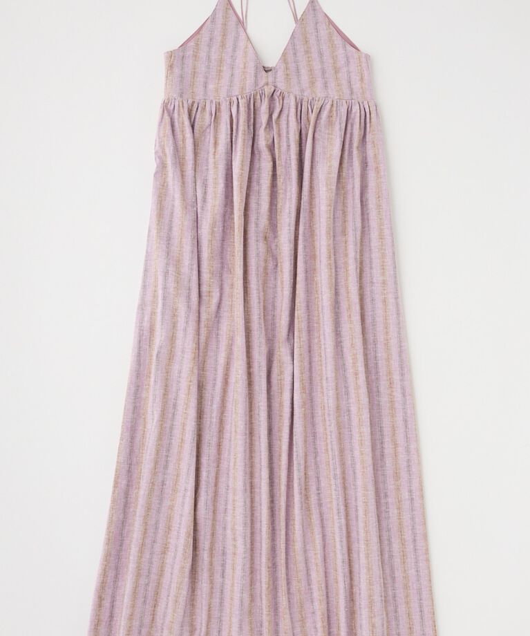MOUSSY「SHADOW STRIPE キャミドレス」|ワンピース|PNK