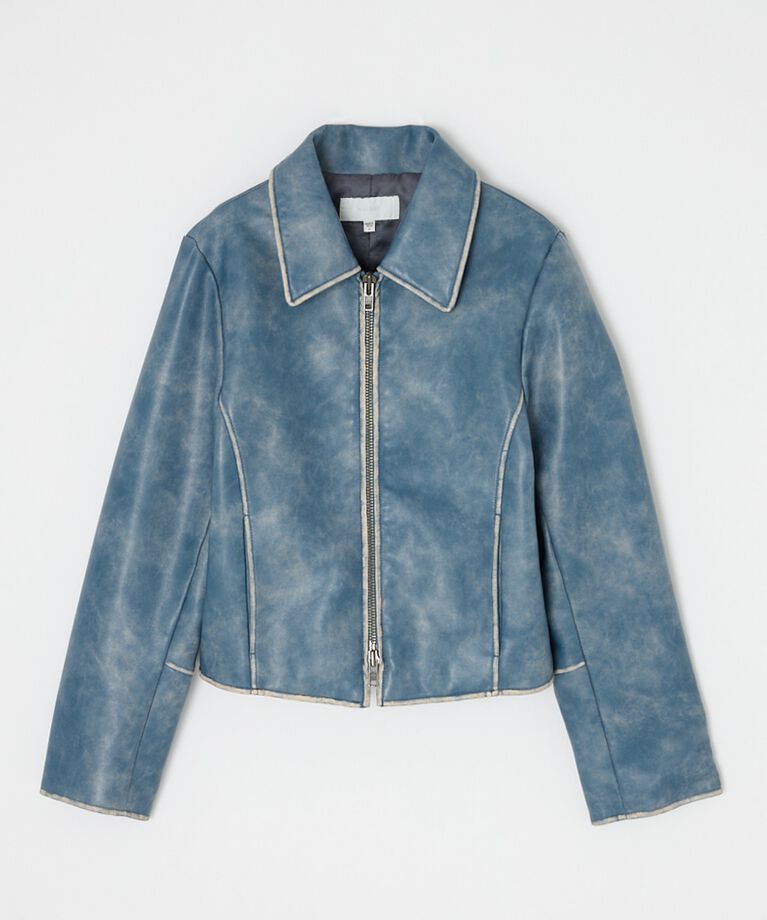 MOUSSY「FAUX LEATHER MINIMAL ジャケット」|その他|