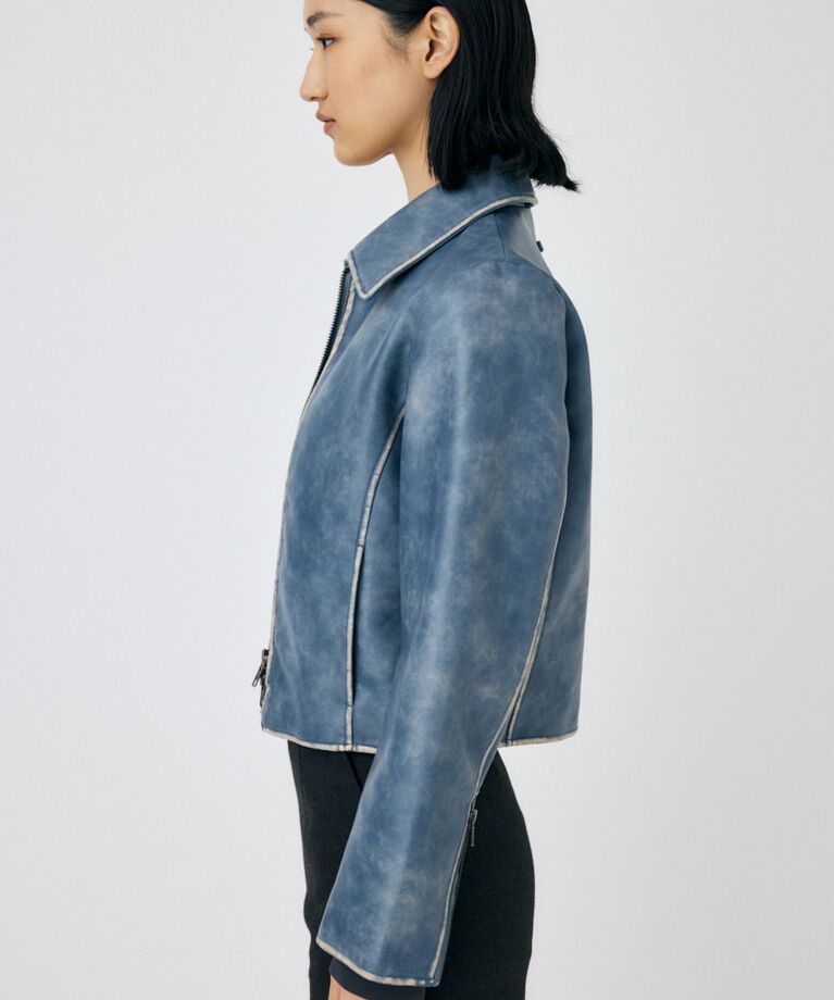 MOUSSY「FAUX LEATHER MINIMAL ジャケット」|その他|