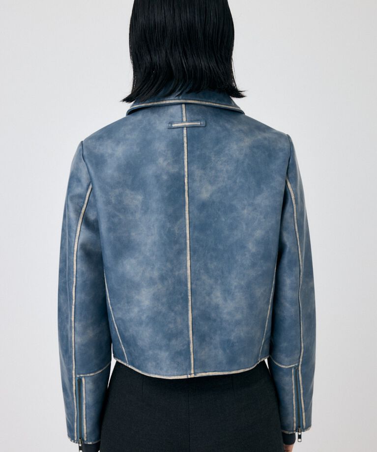MOUSSY「FAUX LEATHER MINIMAL ジャケット」|その他|