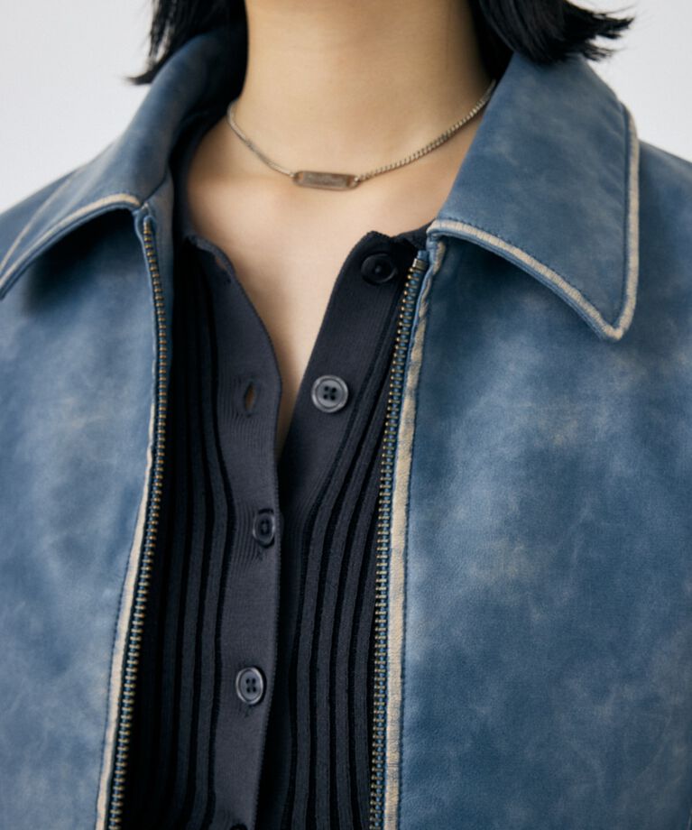 MOUSSY「FAUX LEATHER MINIMAL ジャケット」|その他|