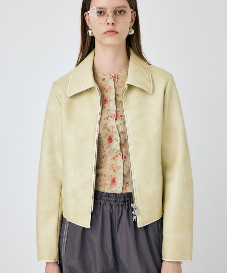 MOUSSY「FAUX LEATHER MINIMAL ジャケット」|その他|