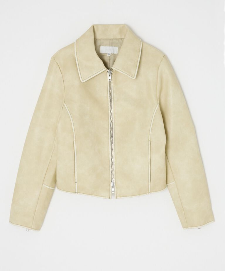 MOUSSY「FAUX LEATHER MINIMAL ジャケット」|その他|