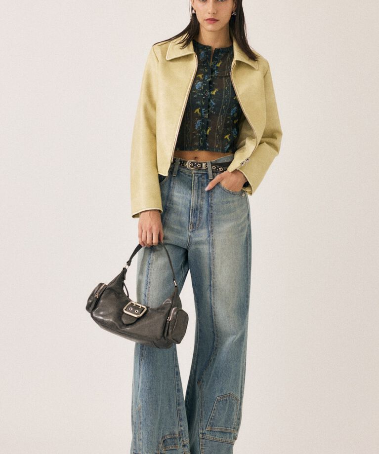 MOUSSY「FAUX LEATHER MINIMAL ジャケット」|その他|
