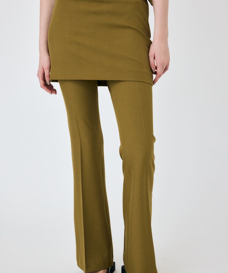 MOUSSY「LOWRISE SKIRT LAYERED フレア」|その他|