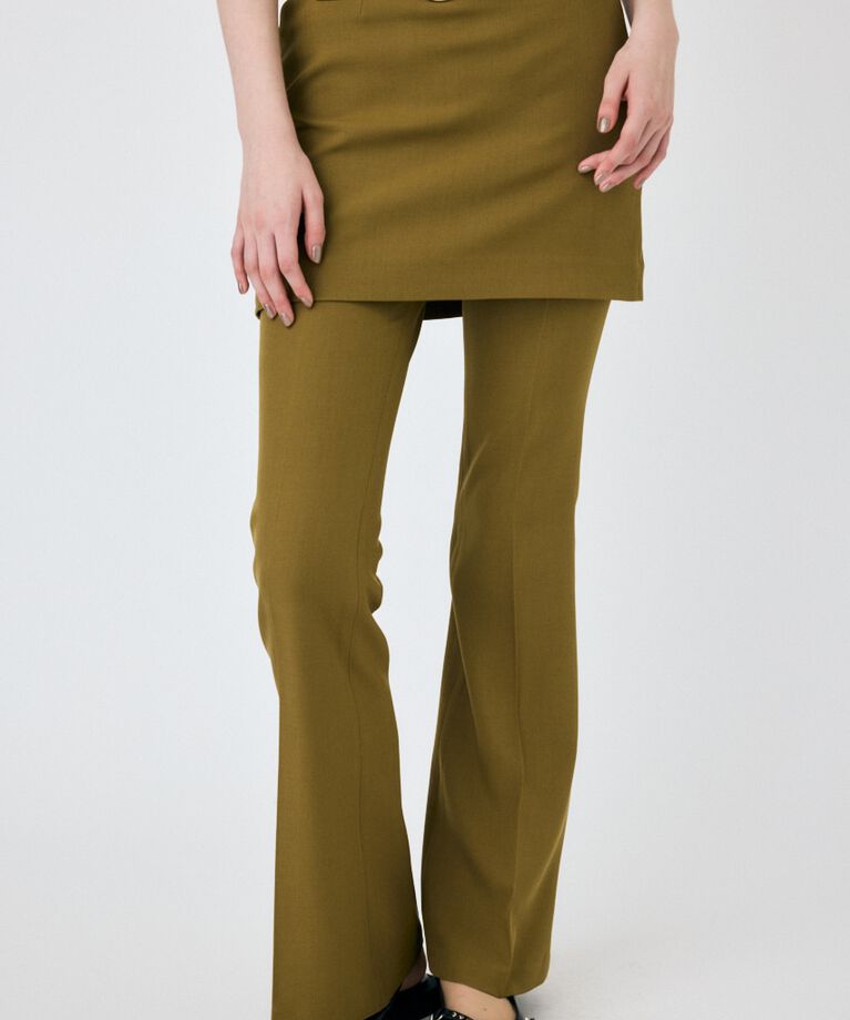 MOUSSY「LOWRISE SKIRT LAYERED フレア」|その他|