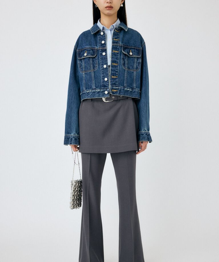 MOUSSY「LOWRISE SKIRT LAYERED フレア」|その他|