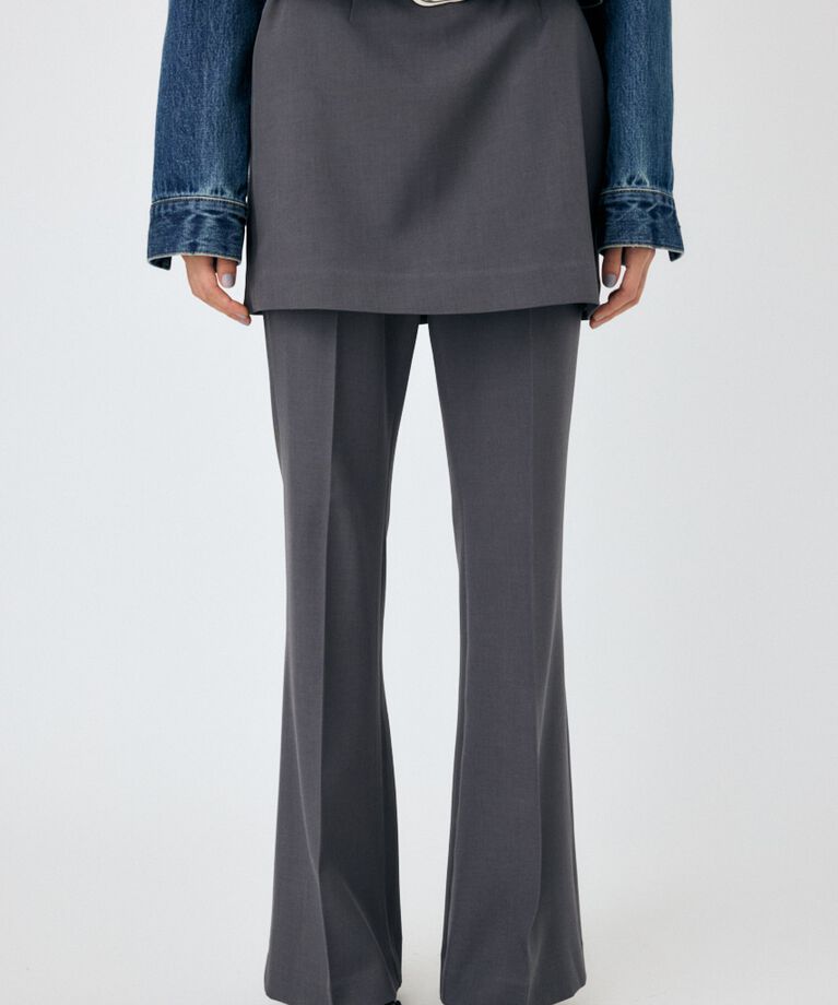 MOUSSY「LOWRISE SKIRT LAYERED フレア」|その他|
