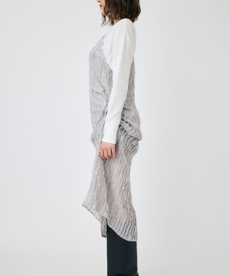 MOUSSY「SHEER FRILL キャミドレス」|ワンピース|