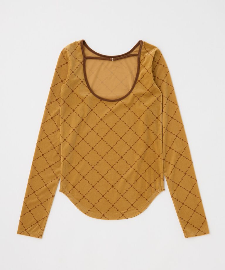 MOUSSY「BACK OPEN シアートップス」|Tシャツ・カットソー|