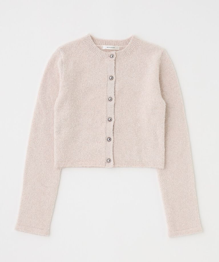 MOUSSY「GLITTER カーディガン & キャミ」|ニット・セーター|