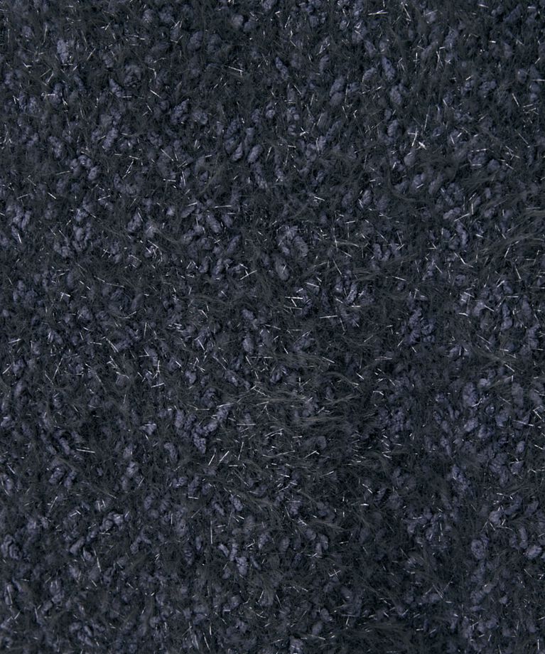 MOUSSY「GLITTER SHAGGY ニットカーディガン」|カーディガン|