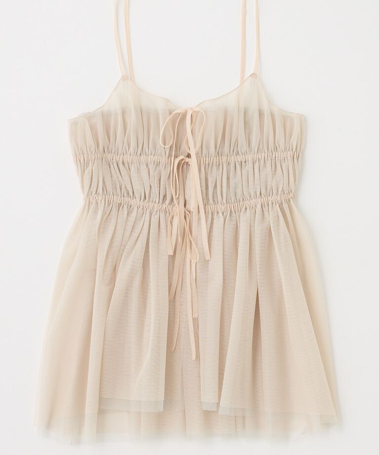 MOUSSY「TULLE RIBBON キャミ」|キャミソール|