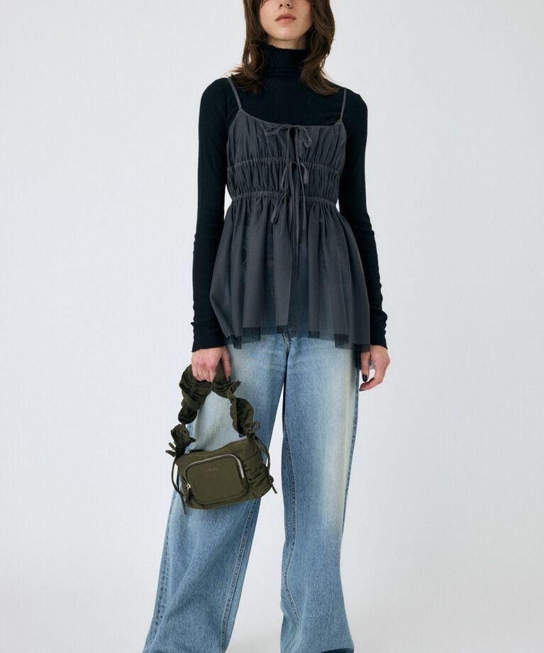 MOUSSY「TULLE RIBBON キャミ」|キャミソール|