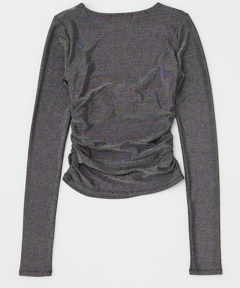 MOUSSY「CROSS GATHER SLIM トップス」|Tシャツ・カットソー|
