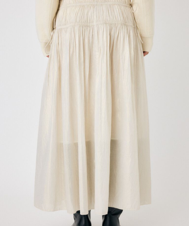 MOUSSY「SHIRRING ロングスカート」|スカート|